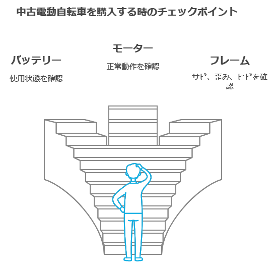 電動 自転車 中古 見るべきポイント